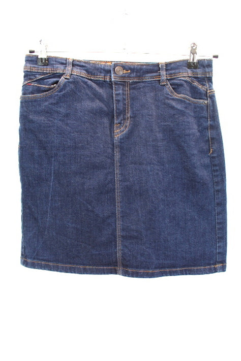 Jupe courte en jean Camaïeu taille 36 - seconde main - friperie