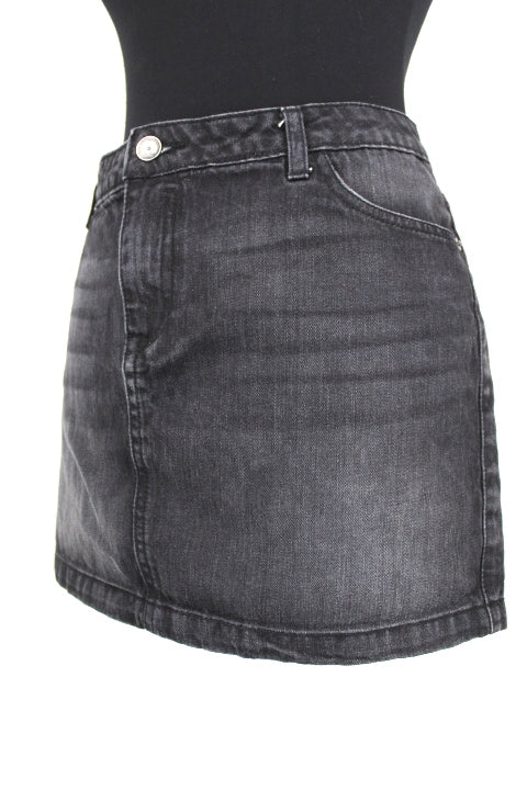 Jupe courte en jean noir Springfield taille 40