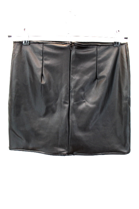 Jupe courte en similicuir FASHION NOVA taille M
