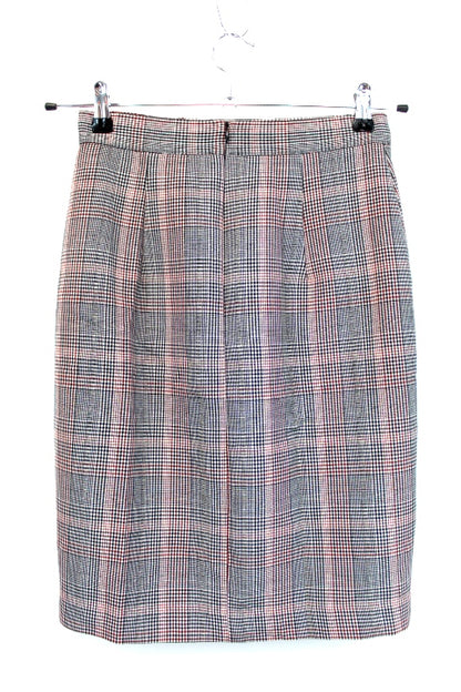 Jupe crayon façon prince de galle H&M taille 36 avec fermeture éclaire arrière - Vêtement de seconde main - Friperie en ligne