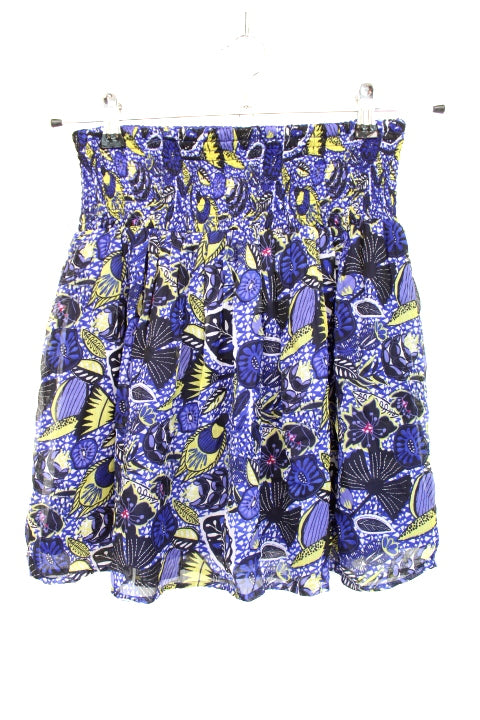 Jupe d'été légère froncée à la taille Kiabi taille 38 - friperie femmes, vêtements d'occasion, seconde main