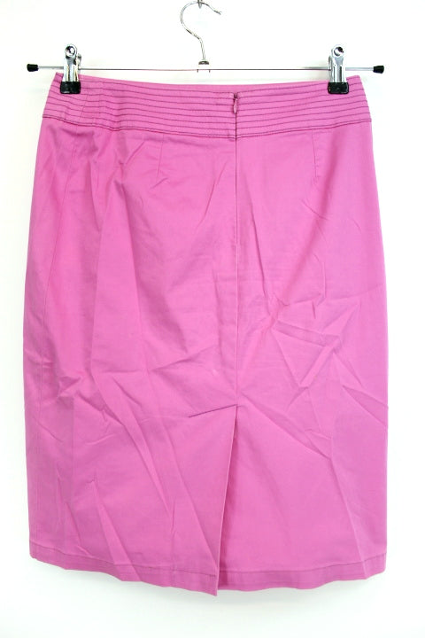Jupe droite - Motif étoile fleurie - Fermeture éclaire et fente arrière - GERARD DAREL - Taille 36 - Friperie - Seconde main