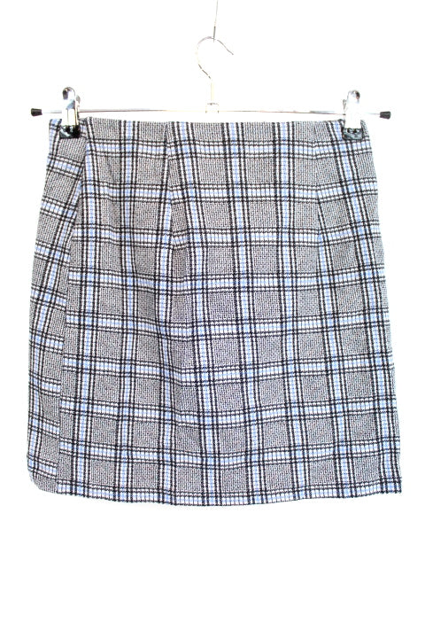 Jupe droite à carreaux - Ceinture élastique - H & M - Taille S - Friperie - Seconde main