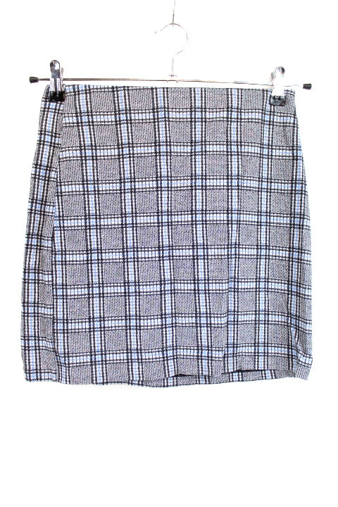 Jupe droite à carreaux - Ceinture élastique - H & M - Taille S - Friperie - Seconde main