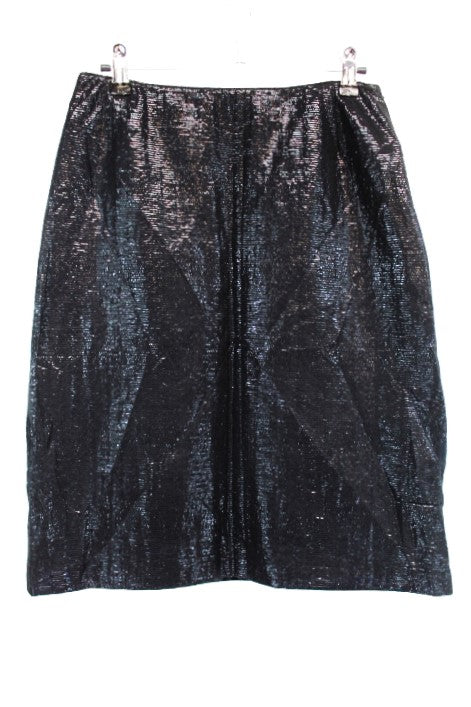 Jupe droite brillante COMMA' Taille 38/40 - Friperie seconde main