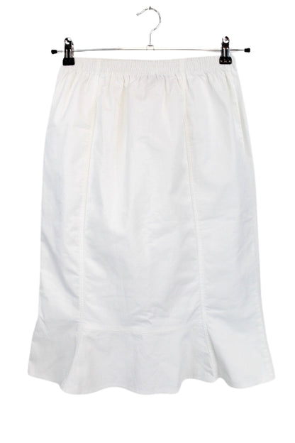 Jupe droite garnie volants BERNARD SOLFIN Taille 42 - Friperie seconde main