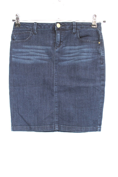 Jupe en jean Camaïeu taille 42 - friperie femmes, vêtements d'occasion, seconde main