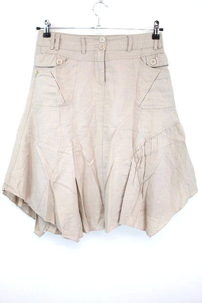 Jupe en lin Bréal taille 38-friperie occasion seconde main
