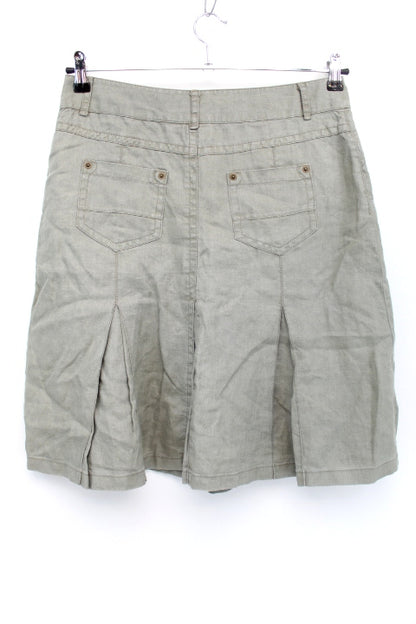 Jupe en lin à fausses poches devant Camaïeu taille 44