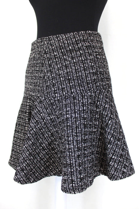 Jupe en tweed noir et blanc Sinequanone taille 34
