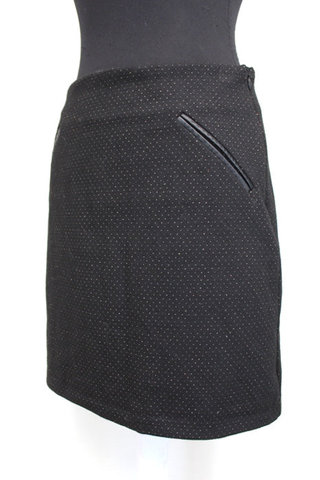 Jupe évasée à pois Camaïeu taille 36