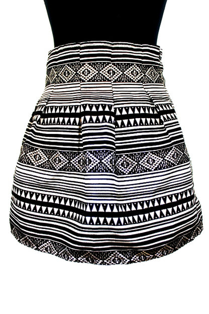 Jupe imprimé géométrique doré ALLYSON COLLECTION Taille 36