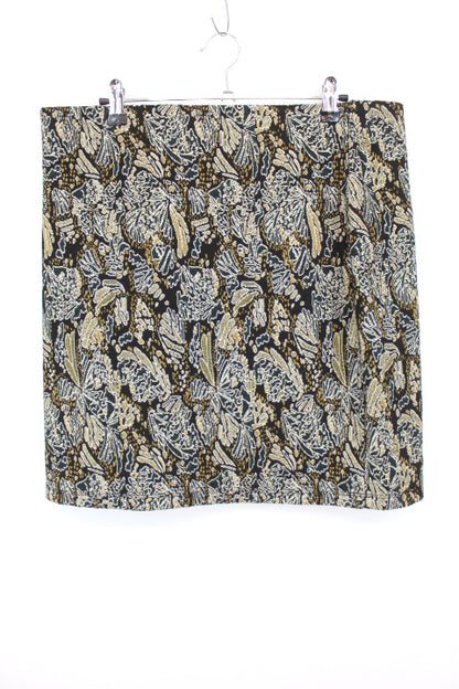 Jupe jacquard droite MS Mode taille L - friperie femmes, vêtements d'occasion, seconde main