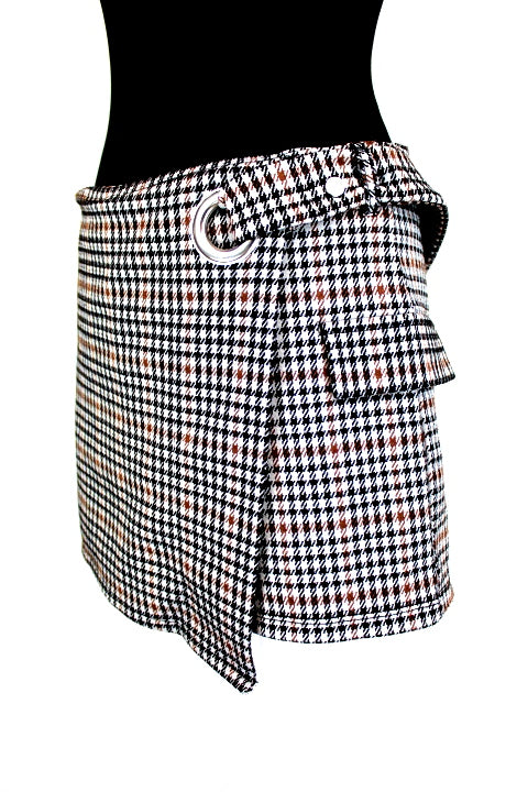 Jupe-short façon pied de poule Jennyfer T38