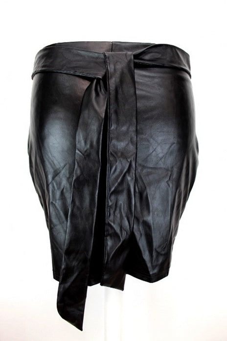 Jupe simili avec ceinture assortie Shein taille 36