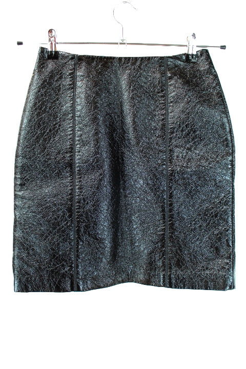 Jupe simili cuir H&M taille 34 Orléans - Occasion -Friperie en ligne