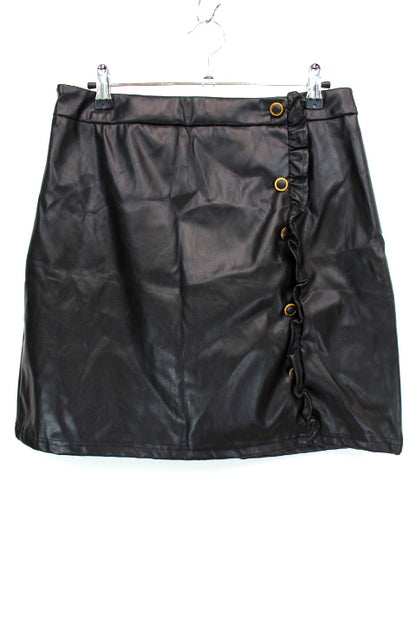 Jupe simili cuir Shein taille 40 - friperie femmes, vêtements d'occasion, seconde main