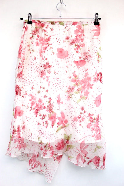 Jupe voilage asymétrique LA BOUTIQUE Taille 42 - Friperie seconde main