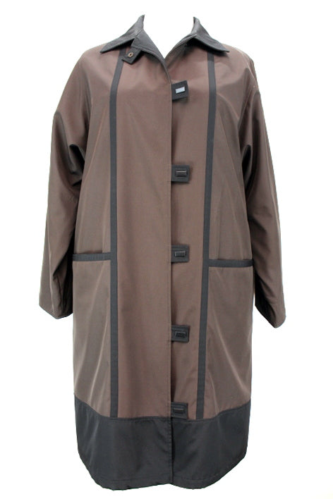 Manteau demi-saison fermeture pression Arielle taille 44 - vêtements d'occasion, seconde main, friperie femmes