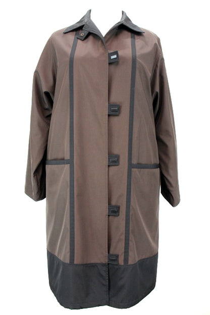 Manteau demi-saison fermeture pression Arielle taille 44 - vêtements d'occasion, seconde main, friperie femmes