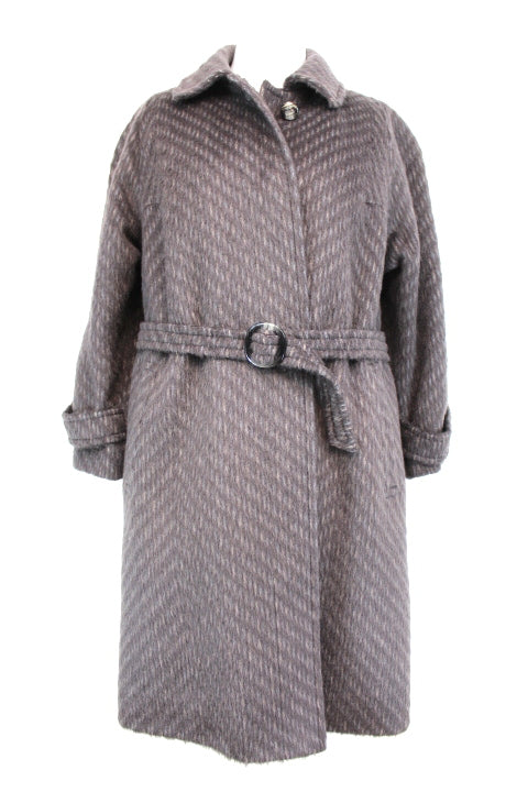 Manteau long épais - Fermeture boutons - VALMELINE - Taille 54 - Friperie - Seconde main