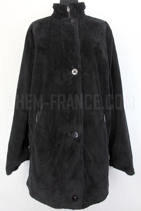 Manteau noir réversible Frank Eden taille 40