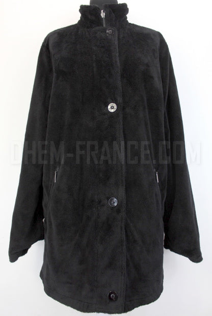 Manteau noir réversible Frank Eden taille 40