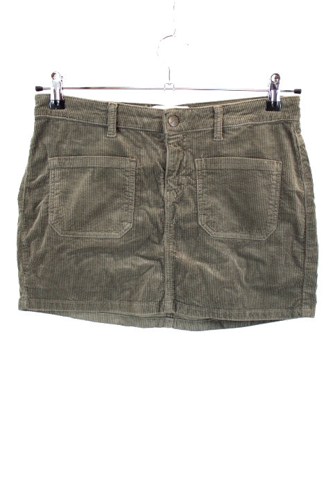 Mini jupe velours côtelé Acquaverde Taille 40 - friperie femme - occasion - seconde main