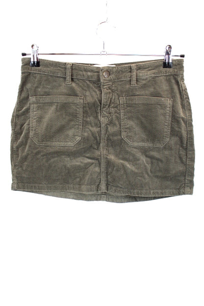 Mini jupe velours côtelé Acquaverde Taille 40 - friperie femme - occasion - seconde main