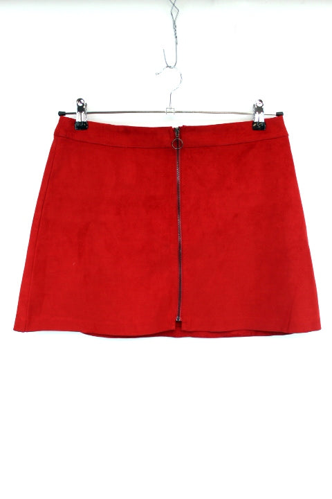 Minijupe aspect daim Zara taille 42-44 - friperie femmes, vêtements d'occasion, seconde main