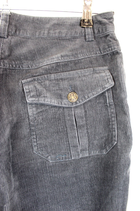 Pantacourt côtelé gris YESSICA Taille 40