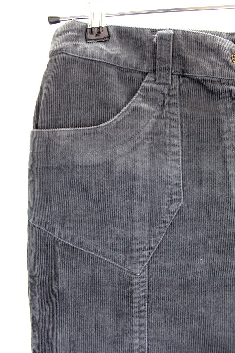 Pantacourt côtelé gris YESSICA Taille 40