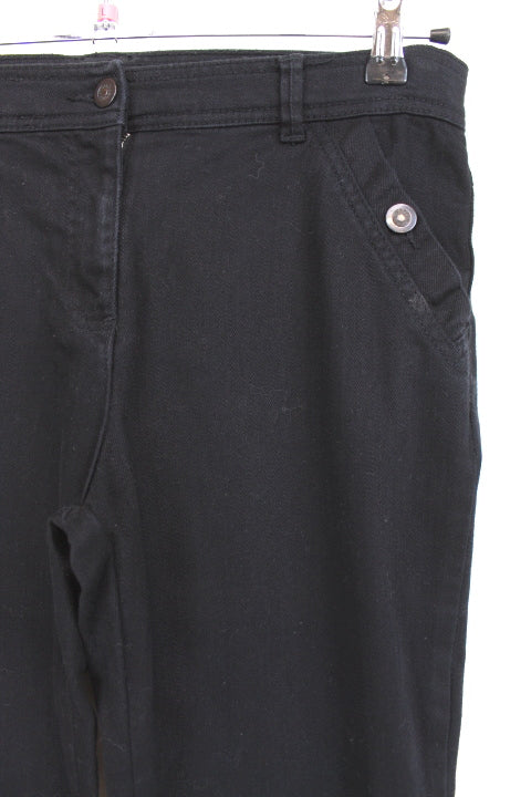 Pantacourt denim noir Caroll taille 40