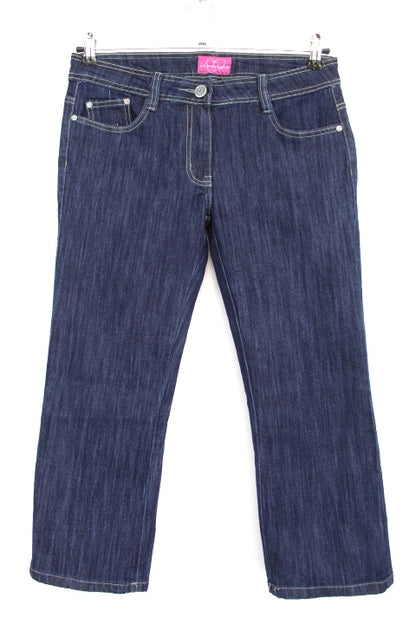 Pantacourt en jean Incandescence taille 40 - friperie femmes, vêtements d'occasion, seconde main