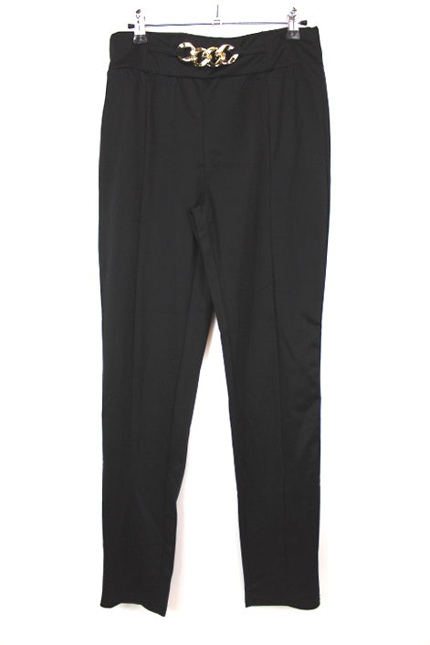 Pantalon à ceinture maillon Shein taille 38 -friperie femmes, vêtements d'occasion, seconde main