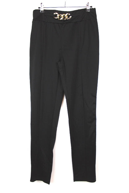 Pantalon à ceinture maillon Shein taille 38 -friperie femmes, vêtements d'occasion, seconde main