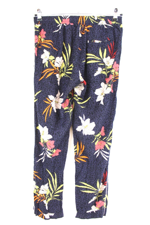 Pantalon à motifs fleuris CAMAIEU taille L