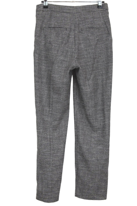 Pantalon à petits carreaux - Fausses poches arrières - H & M - Taille 34 - Friperie - Seconde main