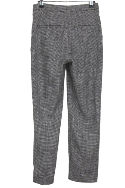 Pantalon à petits carreaux - Fausses poches arrières - H & M - Taille 34 - Friperie - Seconde main