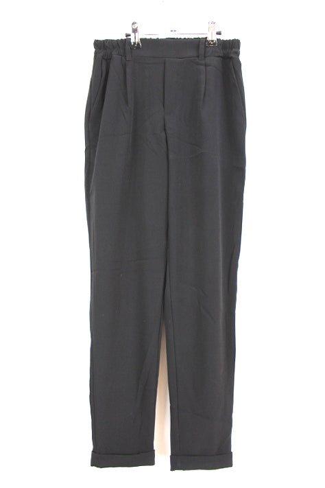 Pantalon à taille élastiqué et revers à la base Tally Weijl taille 32 - friperie femmes, vêtements d'occasion, seconde main