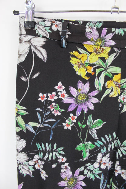 Pantalon demi-saison fleuri H&M taille 42