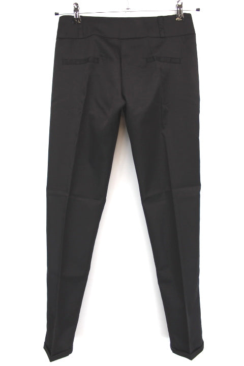 Pantalon fin à plis plats JENNYFER taille M - Vêtement de seconde main - Friperie en ligne
