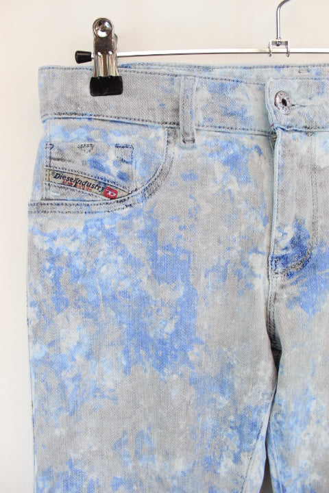 Pantalon jean nuages gris Diesel taille 34