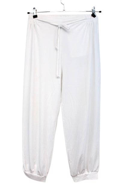 Pantalon léger - Style survêtement - Ceinture élastique avec lacet - BLEU BONHEUR - Taille 42/44 - Friperie - Seconde main