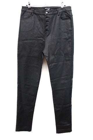 Pantalon Droit Femme AA Apperloth En Toile Noire - Taille 48 - Neuf Avec étiquettes