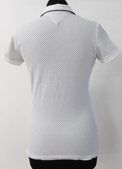 Polo blanc à pois Thommy Hilfiger taille XS