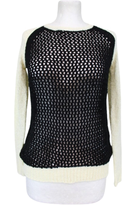 Pull bicolore Renais Taille 40-friperie occasion seconde main
