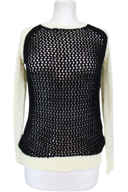Pull bicolore Renais Taille 40-friperie occasion seconde main
