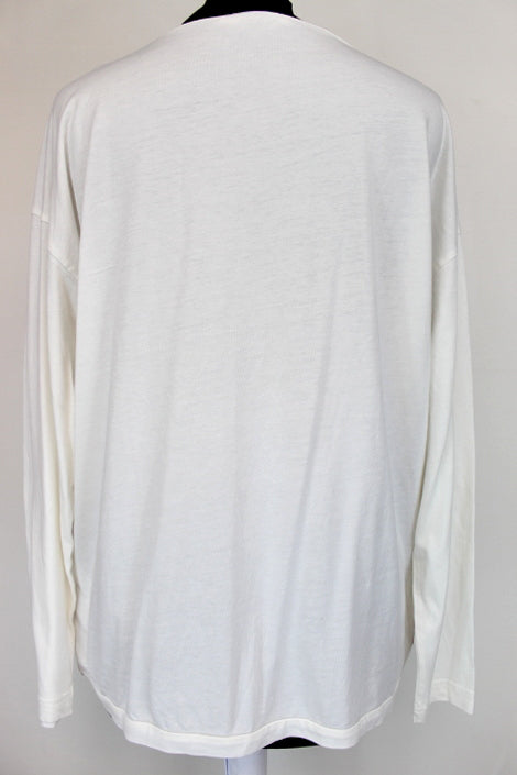 Pull blanc rayé rouge Mat de Misane taille 40