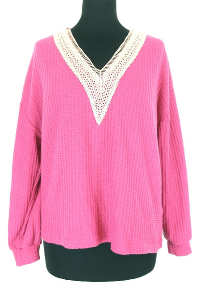 Pull col V Shein taille 38-friperie occasion seconde main